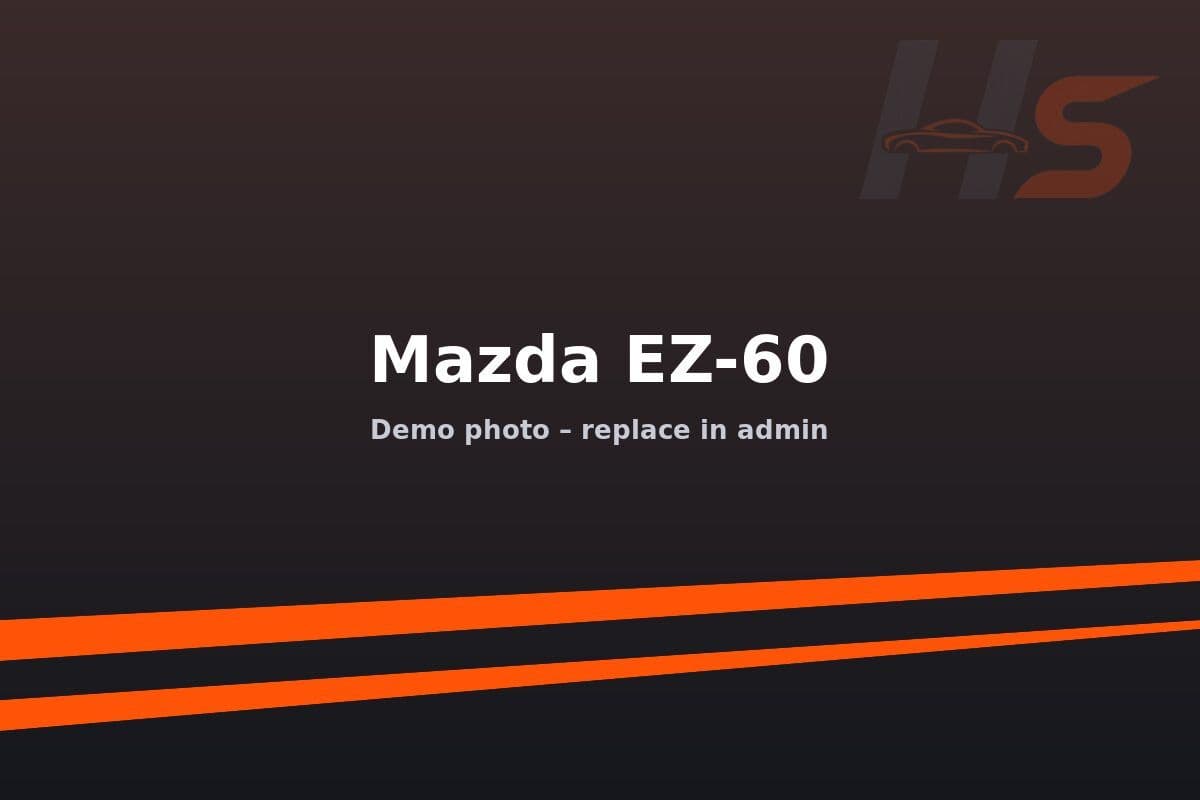 Mazda EZ-60 2025 Electric